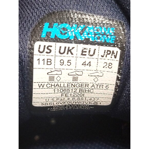 Hoka One One Challenger ATR 6 Women's Navy Trail Running Shoes Size 11B - Picture 8 of 11